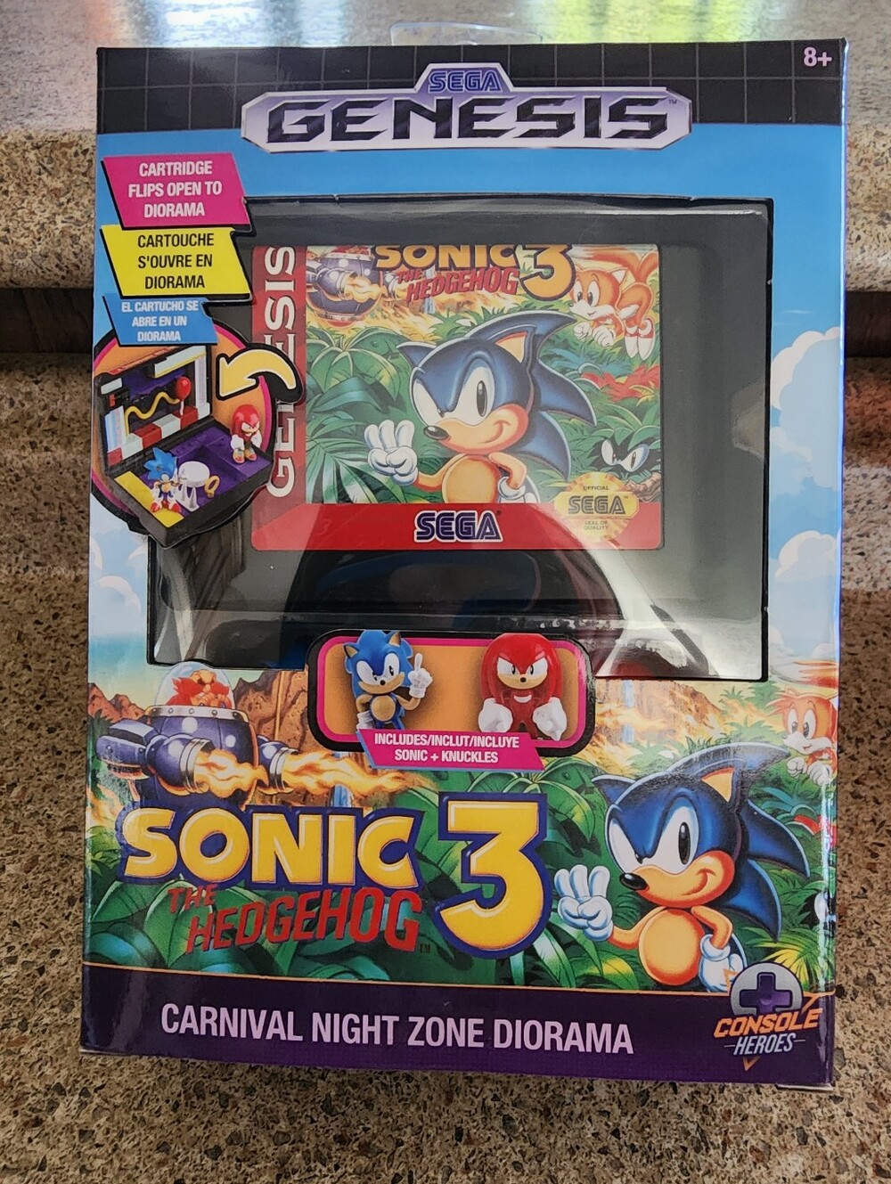 NEW SEGA Genesis Sonic the Hedgehog 3 Carnival Night Zone Diorama